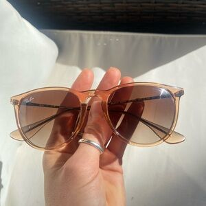 Ray-Ban Black and Brown Sunglasses
